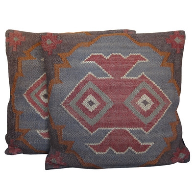 Flat Weave Throw Pillow (Set of 2) - Image 0