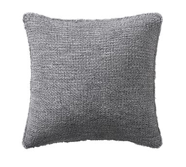 Duskin Textured Pillow, 20", Gray - Image 0