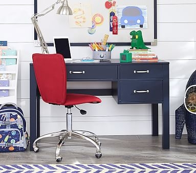 Camp Storage Desk, Navy, In-Home Delivery - Image 1