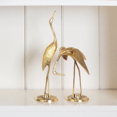 Ameer Crane Birds 2 Piece Figurine Set - Image 0