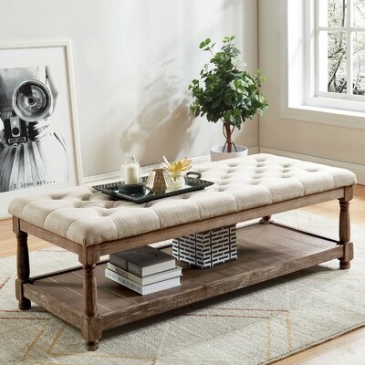 Vela Upholstered Storage Bench - Image 0