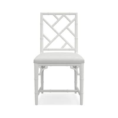 Chippendale Bistro Side Chair, White - Image 0
