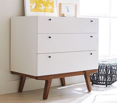 west elm x pbk Modern Dresser, White Lacquer, Flat Rate - Image 2