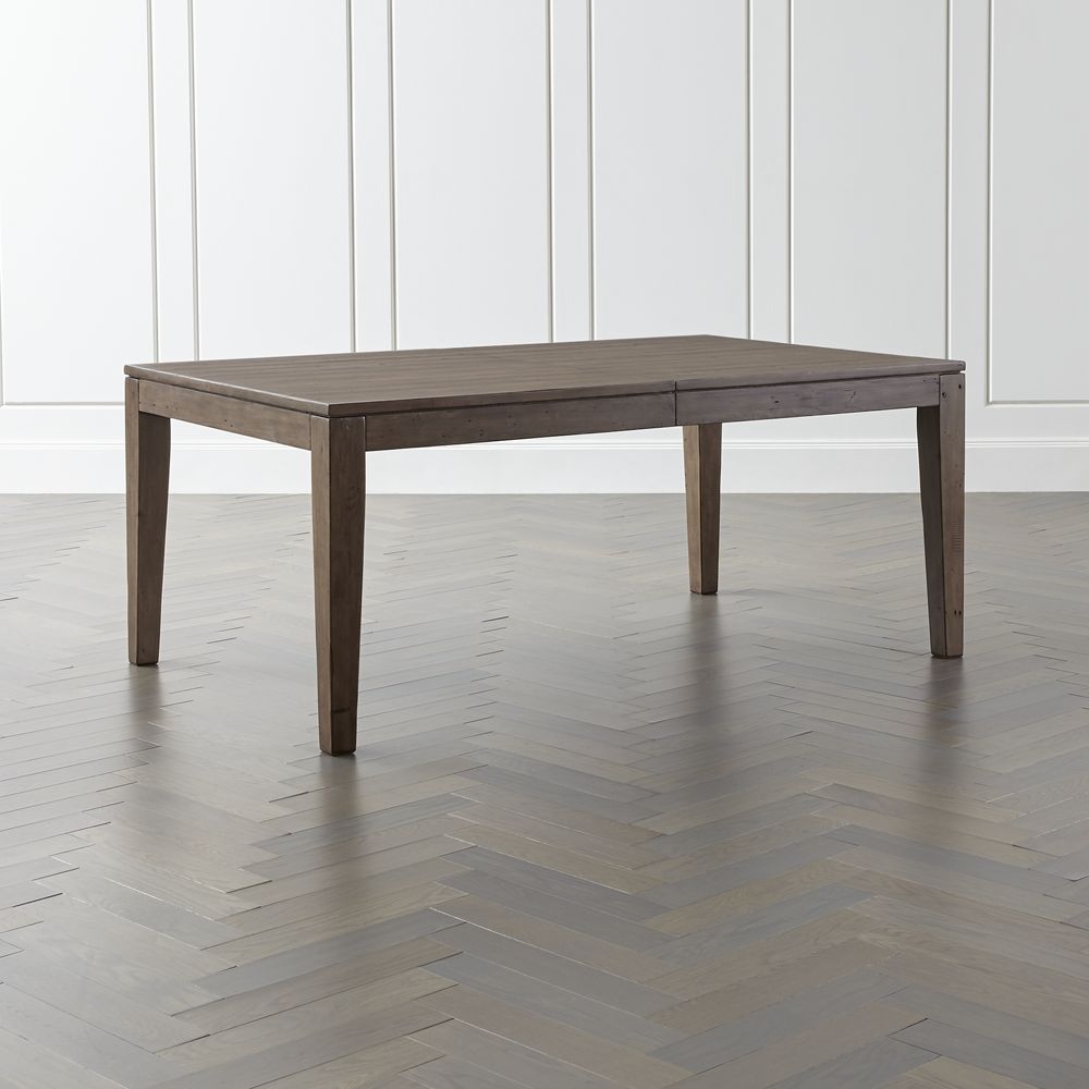 Morris Ash Grey Reclaimed Wood Extension Dining Table - Image 0