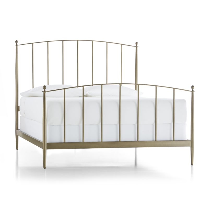 Mason Brass Queen Bed - Image 1