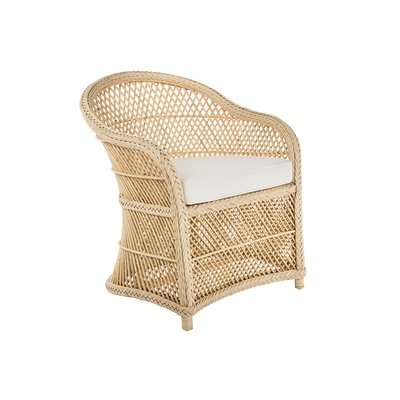 Grand Ridge Rattan Lounge Arm Chair with Armrest - Image 0