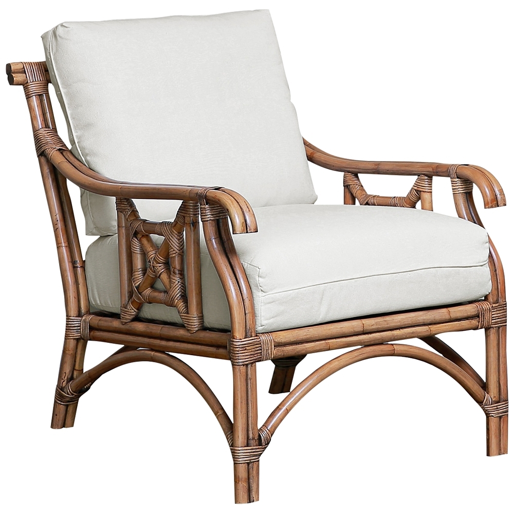 Panama Jack Plantation Bay Honey Rattan Lounge Chair - Style # 69N13 - Image 0