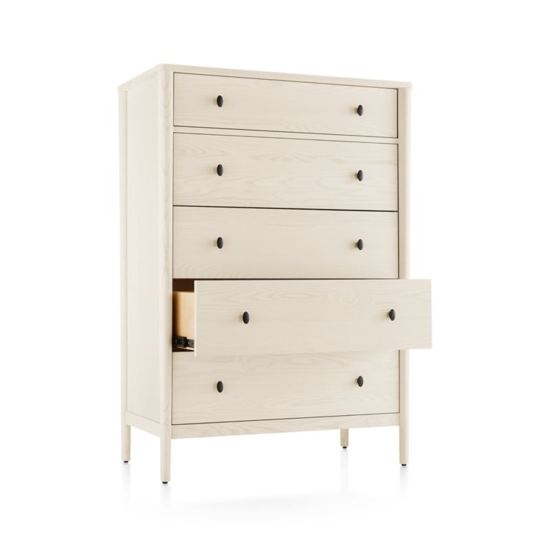 Gia Cream Ash 5-Drawer Dresser - Image 2