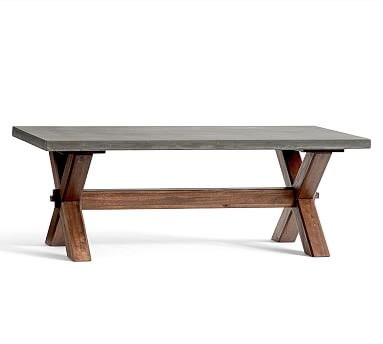 Abbott Rectangular Coffee Table, Brown - Image 0