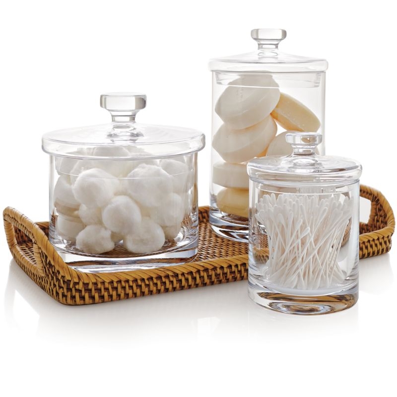 Set of 3 Glass Canisters - Image 3