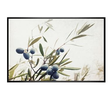 Olive Branches Paper Print by Lupen Grainne, 42 x 28", Wood Gallery, Black, No Mat - Image 0