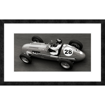 'Historical race car at Grand Prix de Monaco' by Peter Seyfferth Framed Graphic Art - Image 0
