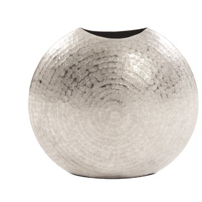 Boadicea Frosted Metal Table Vase - Image 0