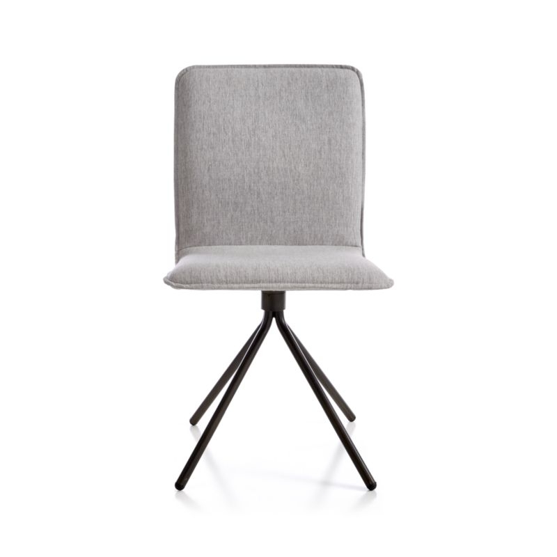 Whirl Grey Swivel Dining Chair - Image 2