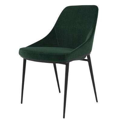 Mablethorpe Dining Chair Green Velvet - Set Of Two - Image 0