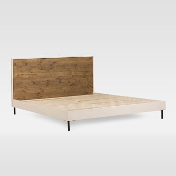 Reclaimed Wood + Lacquer Bed, Queen - Image 0