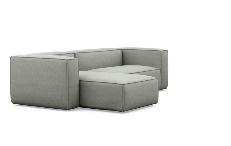 Gray Sectionals with Ecru Fabric - Image 1