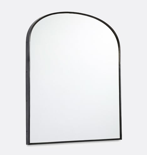 Arched Mantle Metal Framed Mirror - Image 0