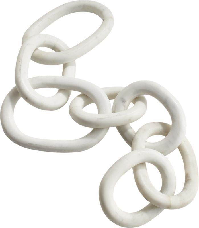Links Cool White Decorative Marble Chain - Image 0