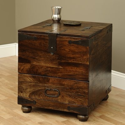 Castrejon End Table With Storage - Image 0
