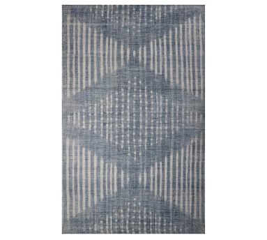 Shibori Indoor/Outdoor Rug, 8' x 10', Gray - Image 2