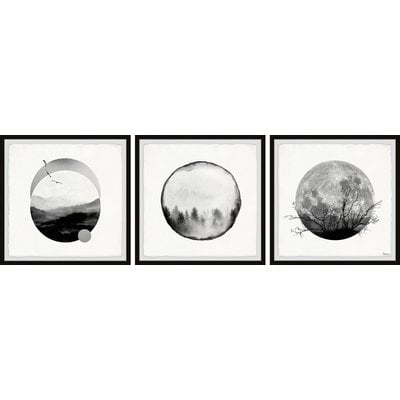 'Forest Moon' Triptych - Image 0