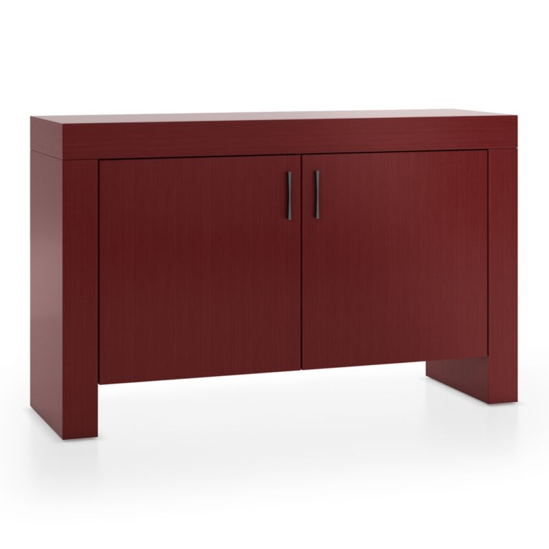 Waterfall Red Storage Cabinet - Image 1
