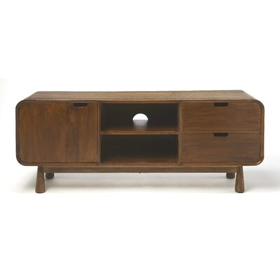 Harshman Modern Wood Entertainment Center for TVs up to 43 - Image 0