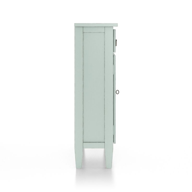 Stretto Blue Grey Entryway Cabinet - Image 3