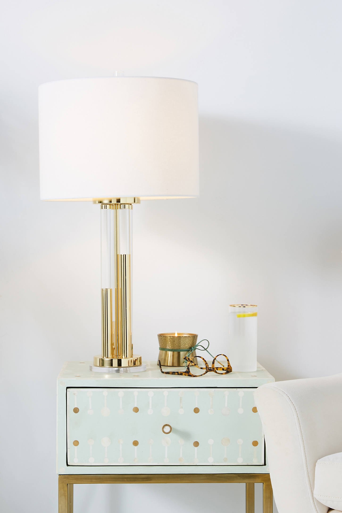 Bettany Lucite Lamp Emsemble - Image 0