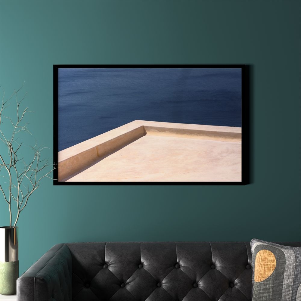 "Rooftop with Black Frame/No Mat 40.5""x27.5""" - Image 0