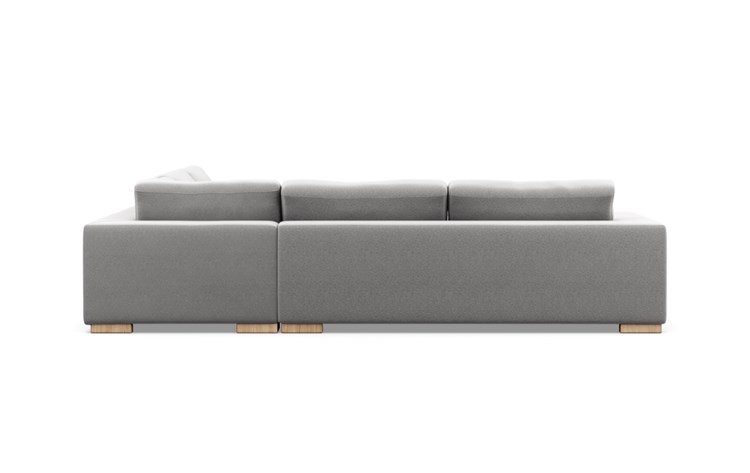 Henry Corner Sectional with Ash Fabric and Natural Oak legs - Image 3