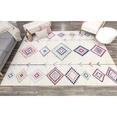 Boho Ivory Area Rug - Image 0