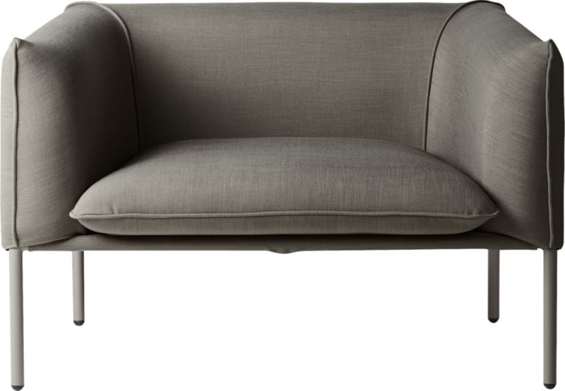Novara Lounge Chair Grey - Image 2