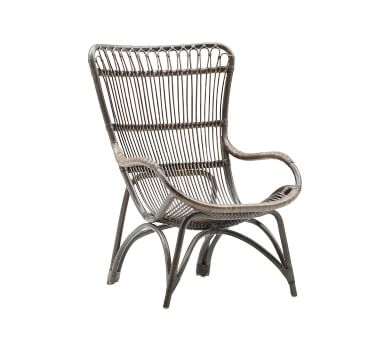 Monet Rattan Chair, Antique - Image 5