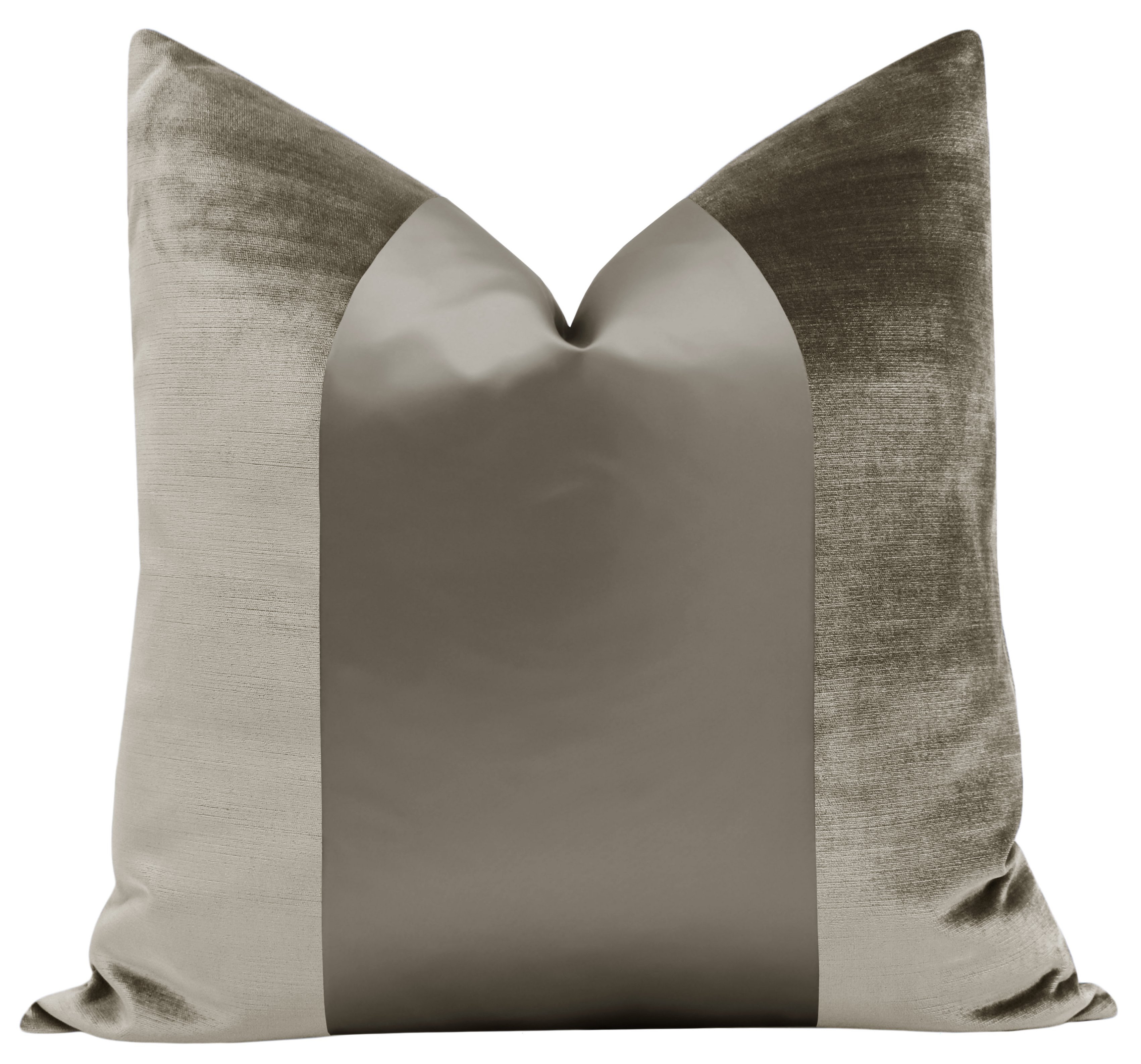 PANEL MONOCHROMATIC :: FAUX SILK VELVET // QUARTZ - Sample 4" X 4" - Image 0