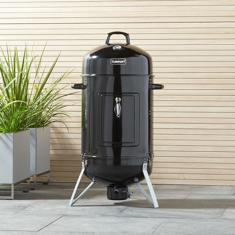 Cuisinart ® 18" Black Vertical Outdoor Charcoal Smoker - Image 0