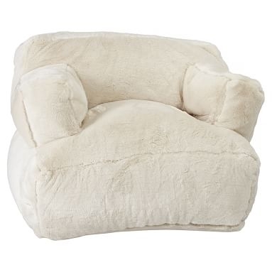 Polar Bear Faux-Fur Eco Lounger, Single - Image 0