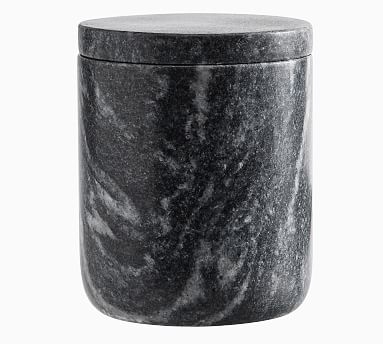 Marble Accessories, Canister, Black - Image 0