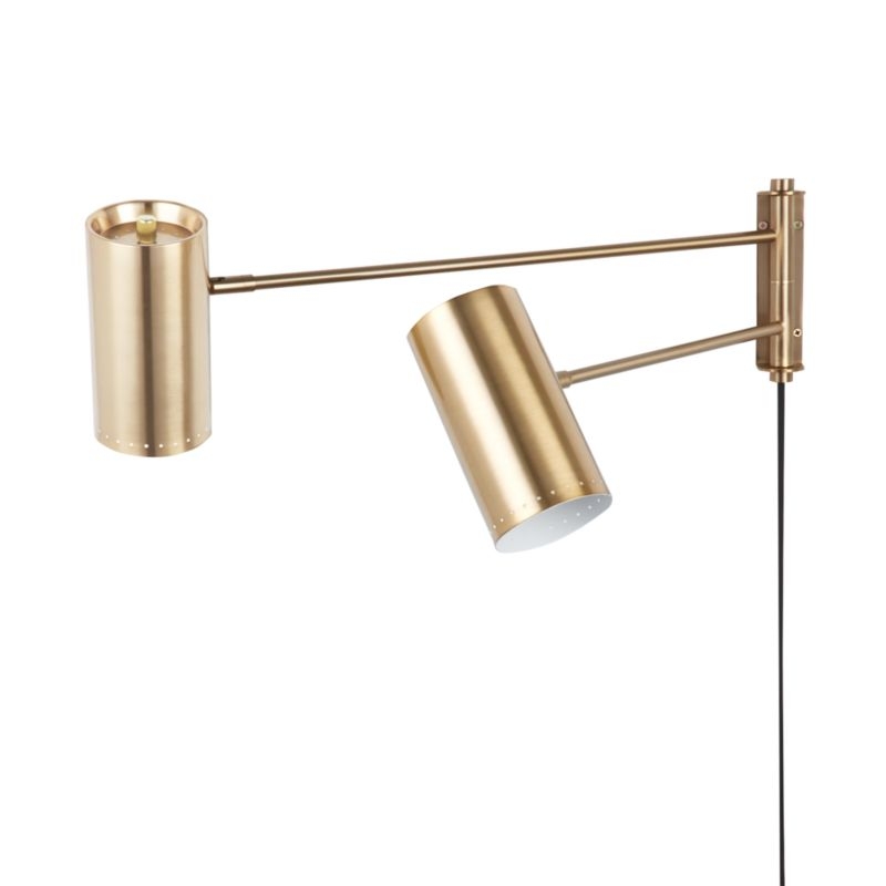 Duo Wall Sconce Brass - Image 2