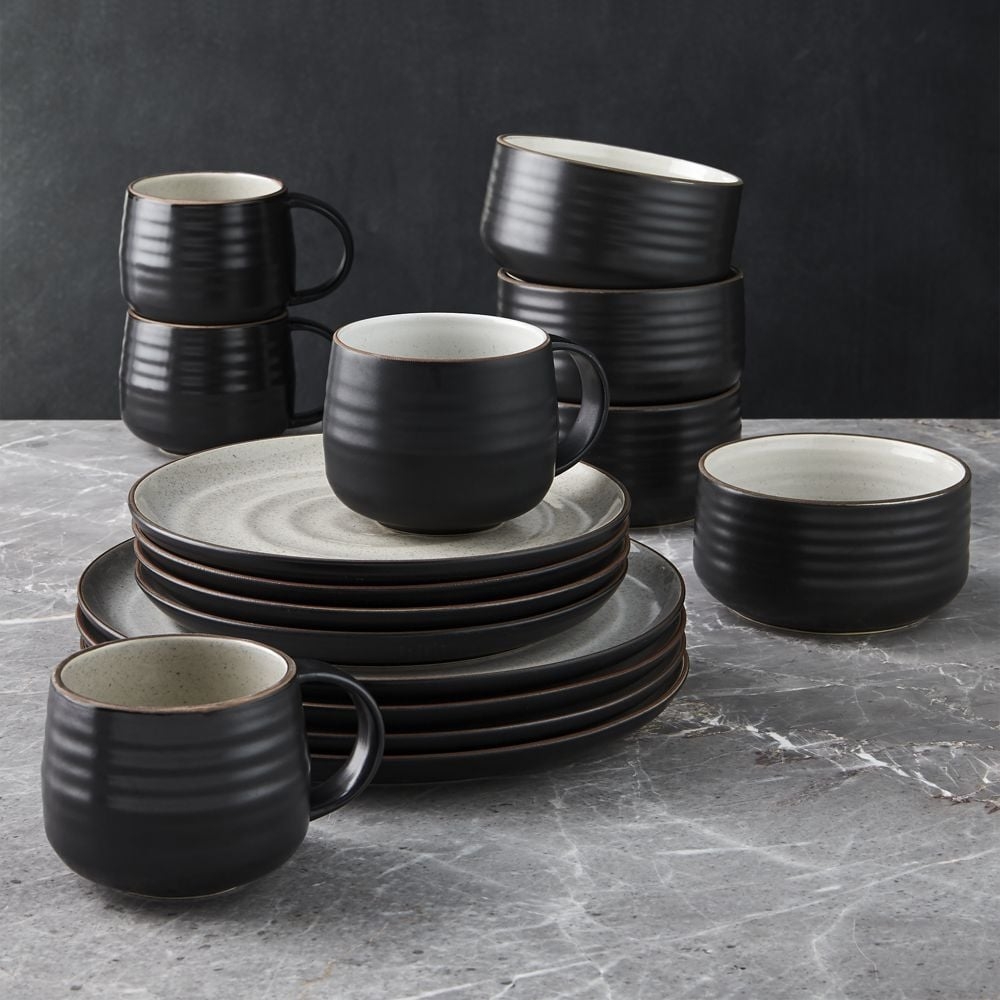 18th Street 16-Piece Dinnerware Set with Cereal Bowl - Image 0