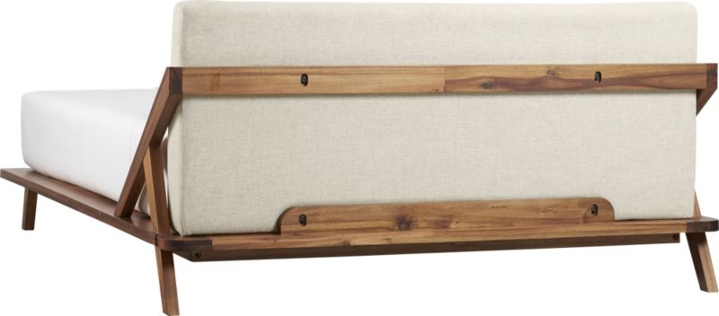 drommen acacia wood full bed, local in-home delivery - Image 10