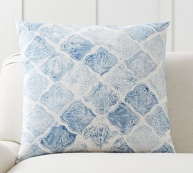 Arbor Shell Print Pillow, 24 Inches, Blue Multi - Image 0