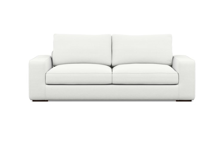 Ainsley Sofa with Swan Fabric and Oiled Walnut legs - Image 0