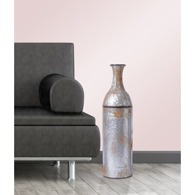 Hytop Farmhouse Galvanized Metal  Decoration Floor Vase - Image 0