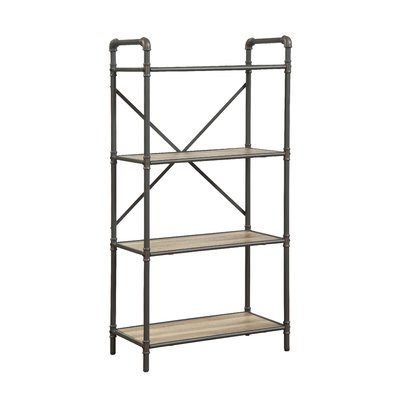 Christofor Industrial Metal Frame Standard Bookcase - Image 0