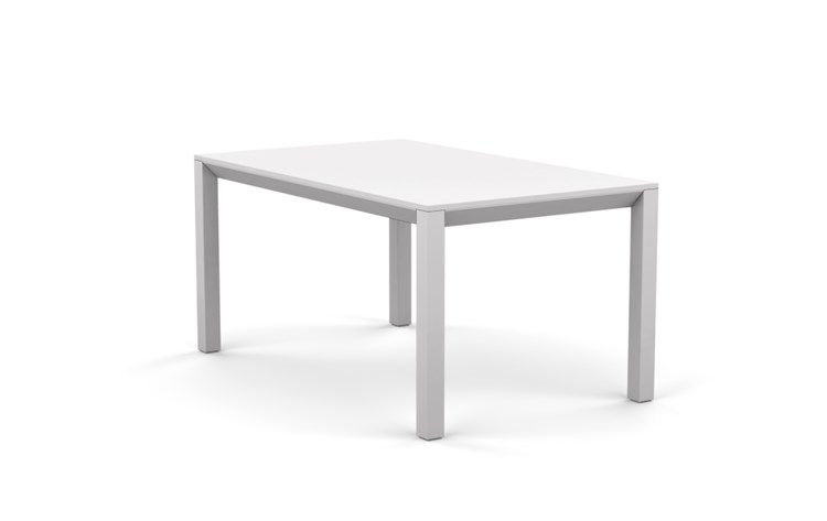 Hayes Dining with White Table Top and Powder Coated White legs - Image 4