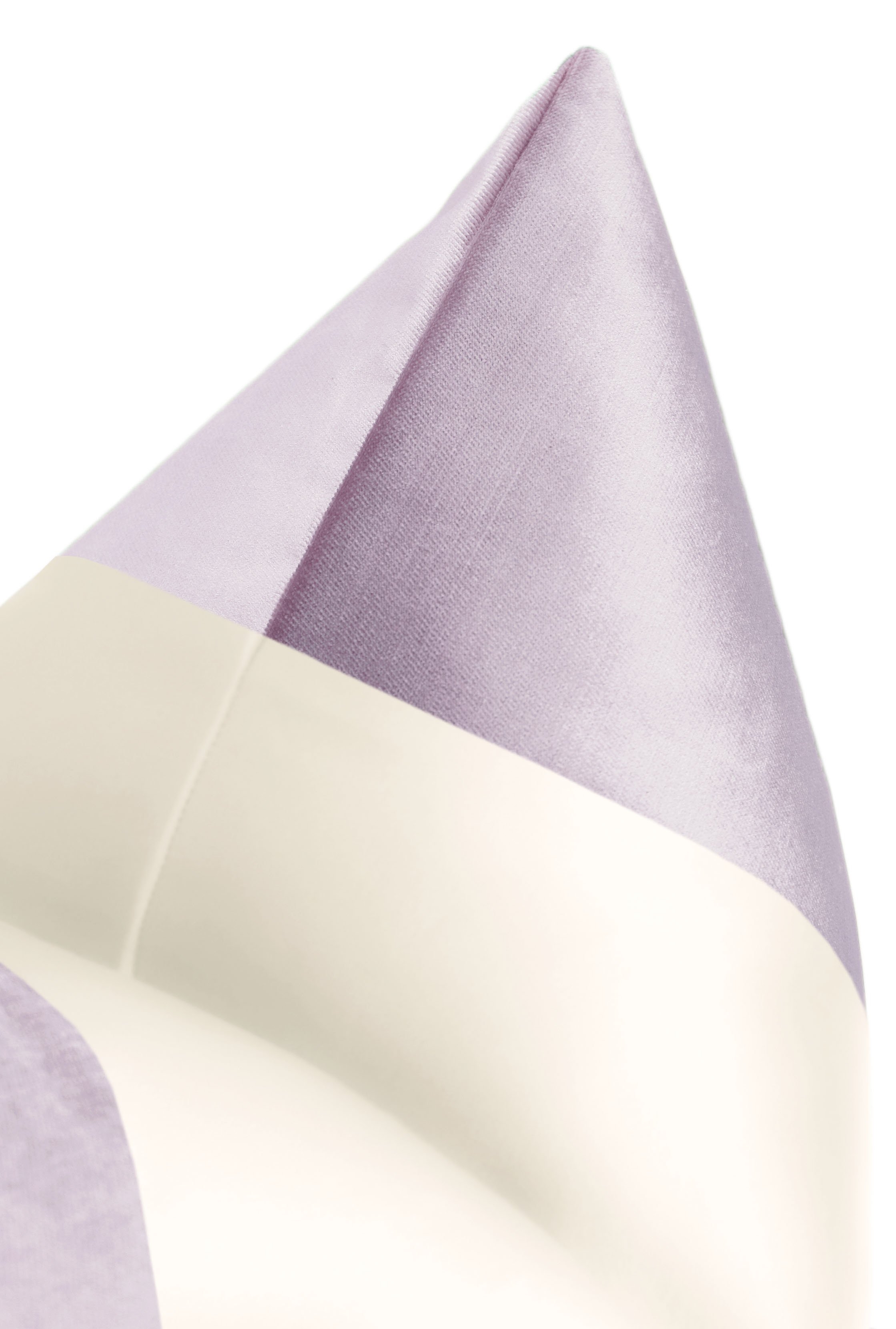 The Little Lumbar :: COLORBLOCK Faux Silk Velvet // Lavender - 12" X 18" - Image 2