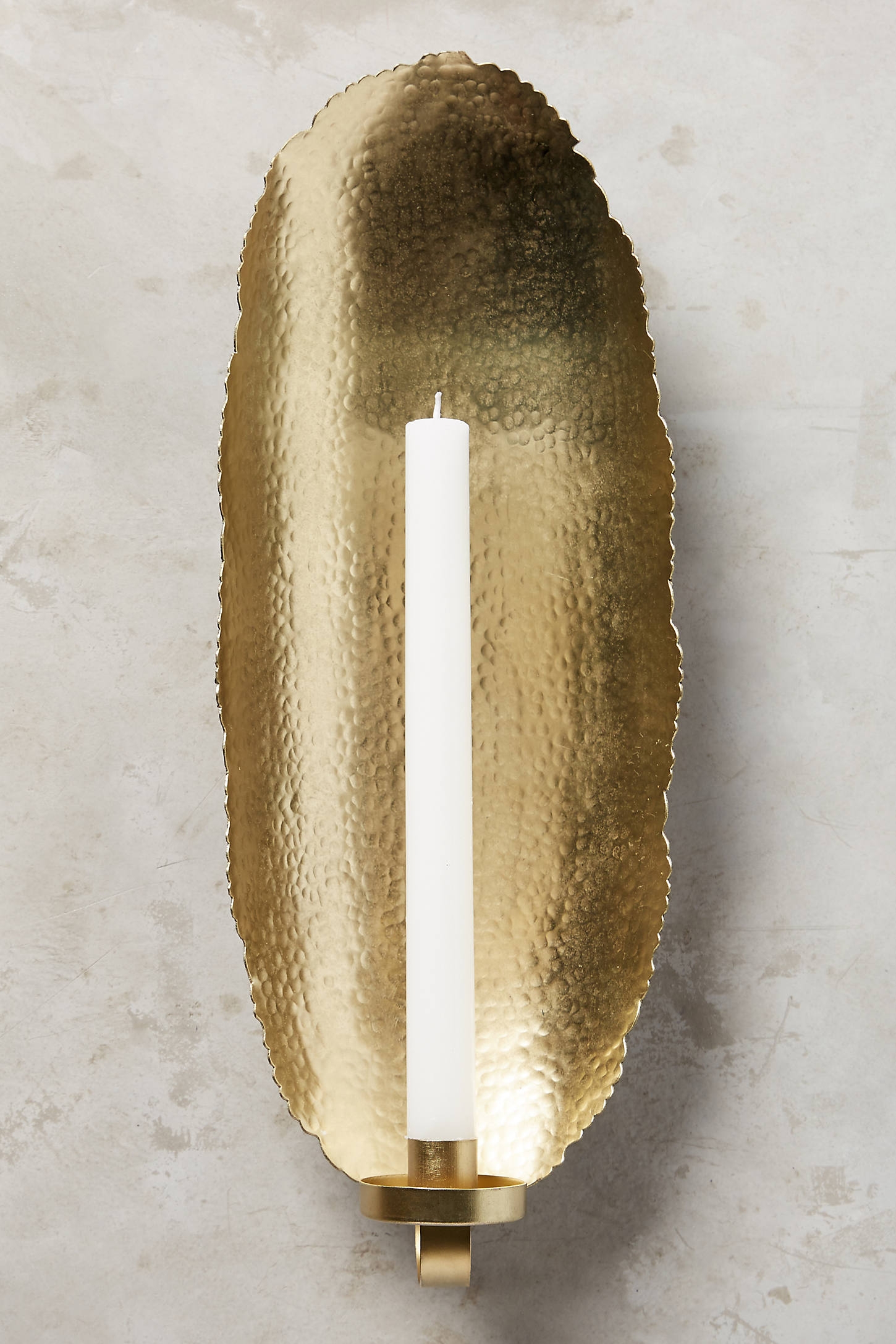 Hammered Gold Sconce By Anthropologie in Gold - Image 0