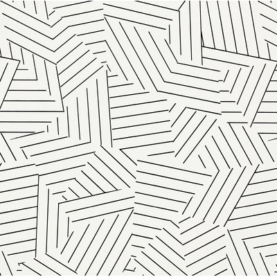 Deconstructed Stripe 13.5' L x 27" W Geometric Wallpaper Roll (Set of 2) - Image 0